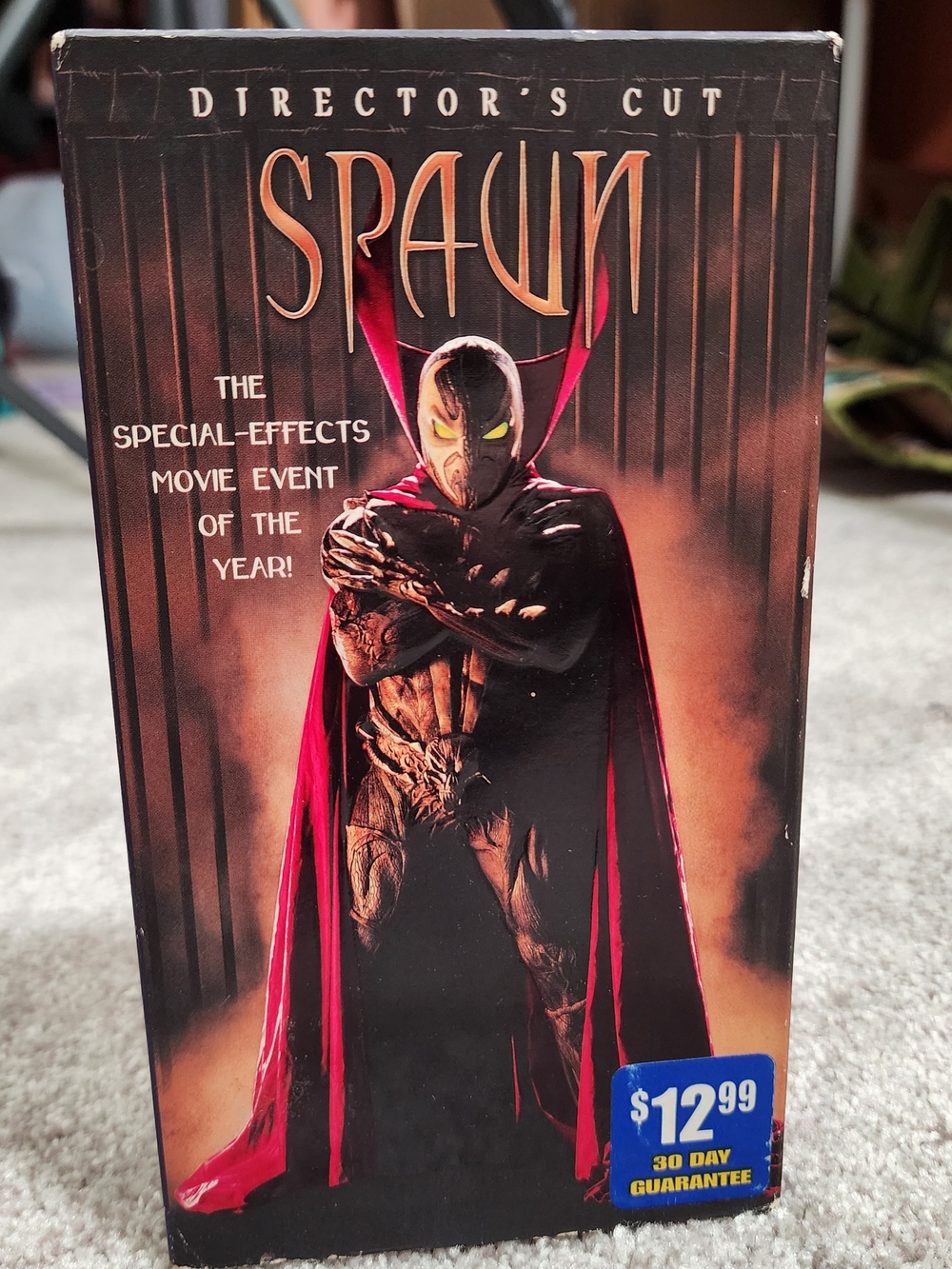 New Line Cinema Spawn Director's Cut VHS Sci-Fi Mark Dippé Leguizamo Sheen